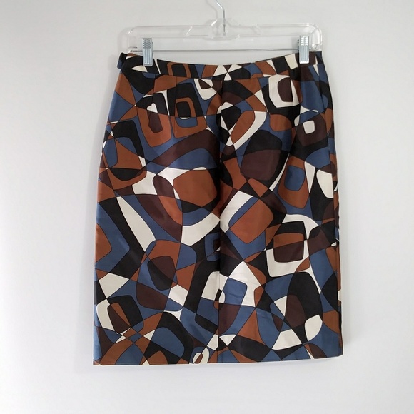 Michael Kors Silk & Wool Blend Skirt Sz 6 - Picture 2 of 7